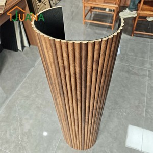 Flexible MDF Tambour <strong>Panels</strong> Oak Walnut Veneer MDF Fluted <strong>Wall</strong> <strong>Panel</strong> - Product Image 1