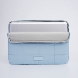 14-15.6 इंच वाटरप्रूफ यात्रा अल्ट्रालाइट क्वैटेड कैजुअल कंप्यूटर सुरक्षात्मक लैपटॉप आस्तीन ठोस रंग लैपटॉप बैग - Product Image 6