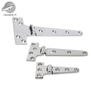 Bisagra en T Inherit de 152x75x4.5mm de Acero Inoxidable para Montaje en Superficie, Herraje para Puerta de Gabinete - Product Image 1