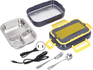 Lonchera Eléctrica 110V/220V 12V/24V, Caja Térmica para Alimentos, Mantiene la Comida Caliente - Product Image 6