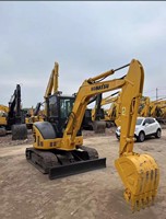 Mini-excavatrice Komatsu PC55MR d'occasion, tracteur, fabriquée au Japon, d'origine, 5T 5,5 tonnes, certifiée CE EPA, avec moteur d'origine
