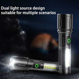 Многофункциональный фонарь TAIKOO с боковым светом, тактический светодиодный фонарь с регулируемой яркостью - Product Image 5