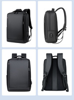 Mochila para Portátil de Viaje con USB, Logotipo Personalizado Simple, Mochila para Portátil de Negocios, Impermeable, para la Universidad, Escuela, Bolsa para Computadora