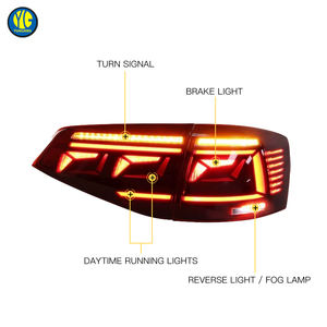 YU GUANG, светодиодный стоп-сигнал, поворот для VW Jetta, Jetta, задние фонари, VW Jetta, 2015-2018 задние фонари, новые задние фонари - Product Image 5