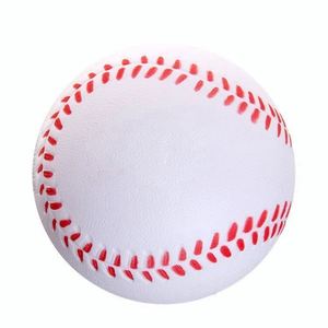 High Quality Pu <b>Foam</b> Promotional Baseball Stress Soft Sports Ball Shape for Welcome Gifts & Tradeshow Giveaways - Product Image 2