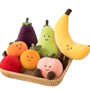 Conception à la mode humeur en peluche fruits légumes Simulation fabrication personnalisée fruits série poupées oreillers de couchage jouets en peluche - Product Image 1