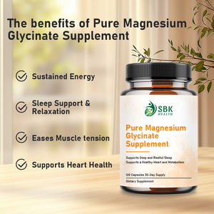 Cápsulas de Suplemento de Glicinato de Magnesio Puro de Marca Privada, el Magnesio Apoya la Contracción Neuromuscular y Puede Ayudar a los Músculos - Product Image 6