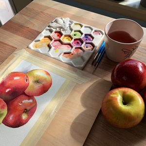 Mornsun Bohème Design Personnalisé Artiste Céramique Abeille <span class=keywords><strong>Aquarelle</strong></span> Palettes Unique Fait Main En Gros Peinture <span class=keywords><strong>Palette</strong></span> Plateau pour Cadeaux - Product Image 4