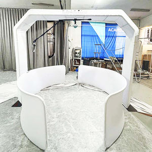 2025 nouvelle technologie 360 degrés boîtier de cabine Photo 360 plate-forme Spinner pour Smartphones iPad appareil photo SLR utilisation commerciale - Product Image 6