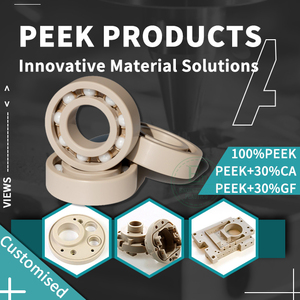 OEM PEEK GF30 CA30 ผู้ผลิตเกียร์พลาสติก ชิ้นส่วนฉีดพลาสติก CNC แบบกําหนดเองวิศวกรรม Peek เกียร์ความแม่นยํา - Product Image 4