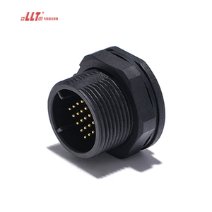 24Pin gắn bảng điều khiển M25 Thông tư cắm điện 2 3 4 6 8 20 3 + 8Pin IP68 nối dây không thấm nước - Product Image 5