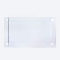 Geotobox 23.62x7.09x2.09in | 60x18x5.3cm Boîtes d'emballage de luxe prêtes pour les fleurs blanches avec couvercle magnétique