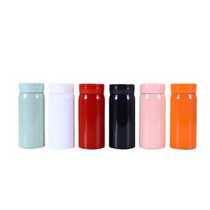 Gobelet isotherme en acier inoxydable 304, couleur unie, portable, mini, pour le sport, la maison, la voiture, les voyages, les cadeaux, l'école - Product Image 5