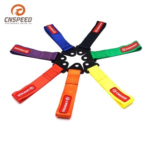 Correas de remolque CNSPEED, gancho con anillo en D de poliéster, cuerda de remolque universal para carreras de coches YC101109 - Product Image 1