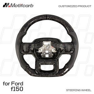 Volante Personalizado de Fibra de Carbono Forjado Negro para Ford F-150 Raptor Shelby R XL XLT 4x4 Tremor STX 2019-2025 - Product Image 2