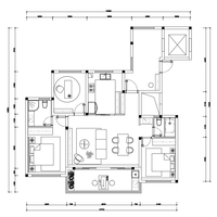 Nexus Solution de conception graphique intérieure de luxe moderne et légère Effet 3D pour le rendu de la villa dans toute la maison Planification de l'espace résidentiel