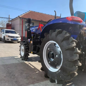 Tracteur agricole bleu 60HP 4x4 avec transmission par engrenages et moteur haute productivité pour usage agricole - Product Image 5