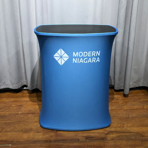 Mesas Promocionais OEM Personalizadas em Tamanho e Cor, Contadores Dobráveis em Lote para Feiras Comerciais e Lojas de Shopping - Product Image 1