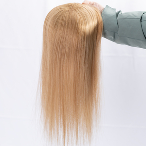 Topper de cheveux naturels cambodgiens Remy pour femmes aux cheveux longs et raides, avec clips de fixation sécurisés - Product Image 6