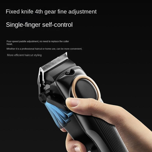 Cortadora de Pelo Inalámbrica para Salón de Belleza con Pantalla LCD, Recargable, Negra, Recortadora de <span class=keywords><strong>Nariz</strong></span> para Hombre, Kit de Aseo para Barbería, Regalo - Product Image 2