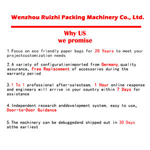 RZFD-<span class=keywords><strong>330D</strong></span> automatique papier produits biodégradables sacs à main fabrication machine industrielle de haute qualité poignée découpée - Product Image 2