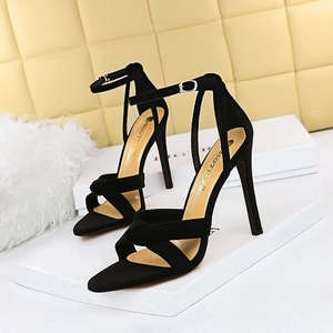 รองเท้าส้นสูงแบบผูกเชือกแฟชั่น Talon Pour Femm รุ่นใหม่ ขนาด 11 ซม./8.5 ซม. สำหรับผู้หญิง - Product Image 4