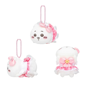 8 nouveaux designs de porte-clés en peluche brodés mignons de 9 cm, personnages Chiikawa Hachiware & Usagi, pour la décoration de sacs à dos - Product Image 3