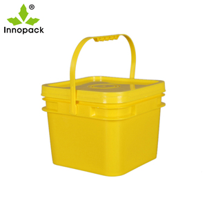 Cubos de Plástico PP de Grado Alimenticio al por Mayor, Forma Cuadrada, 5L 10L 18L 20KG de Capacidad, con Asa Circular para Bidones, Cubos y Barriles - Product Image 3