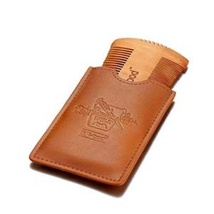 תיק עור סינטטי באיכות גבוהה עבור שפם זקן מסרק בד אריזת בד מגן אריזת בד אריזה מותאמת אישית - Product Image 2