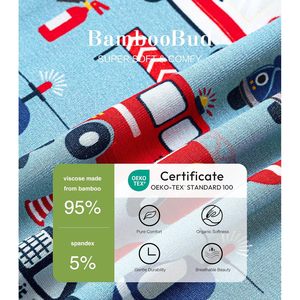 BambooBud - Paquete de 2 Camisones para Bebé, Manga Larga, Suaves, de Viscosa de Bambú, Unisex, Ropa de Dormir para Bebés - Product Image 3