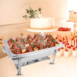 Db 9L Full Size Stainless Steel Chafing Dish Food Warmer Outdoor Catering Cookware - Product Image 4