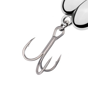 Señuelo de Pesca Metálico Tipo Spinner, Anticorrosión, Señuelo de Superficie para <span class=keywords><strong>Marlin</strong></span>, Río, Lago, Arroyo, <span class=keywords><strong>5</strong></span>/7/10/15/20g, Aleación de Zinc, Dorado/Plateado - Product Image 6