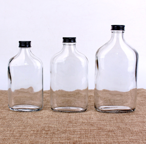 ขวดแก้วใส่เหล้าขนาดเล็ก50มล. 100มล. พร้อมฝาอลูมิเนียมสำหรับน้ำเชื่อมซอส - Product Image 4