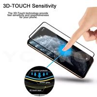 Protection d'écran en verre trempé 9H de qualité AAA, ultra-mince, 2.5D, couverture intégrale, étanche, anti-traces de doigts, 95% de protection