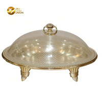 Ensemble de chauffe-plats ronds robustes pour buffet série de luxe chauffe-plats pour service de traiteur