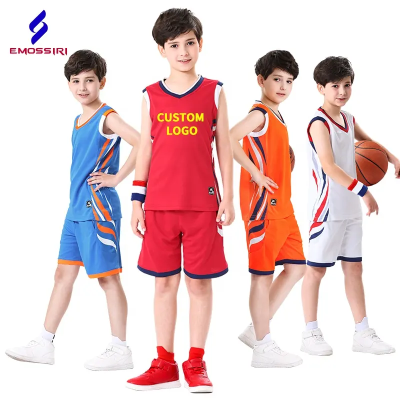 Maillot de basket-ball fille Design Logo brodé personnalisé et numéro d'impression uniforme de basket-ball pour enfants M995