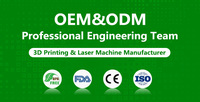 Impresora 3D FDM de Alta Velocidad 300*300*400, Alta Precisión, Automática, para Uso Médico, Nueva, PLA, USB
