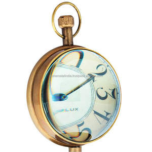 Elegante Reloj de Mesa con Quemador de Estufa Chapado en Oro con Diseño Náutico, Perfecto para Decoración del Hogar con Estilo, Regalo Único y Atemporal - Product Image 2