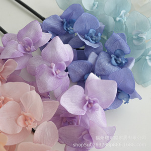 กล้วยไม้กล้วยไม้กล้วยไม้สีชมพูสีขาวหรูหราดีไซน์ใหม่สำหรับตกแต่งบ้านงานแต่งงานดีไซน์ใหม่ H-674 - Product Image 6