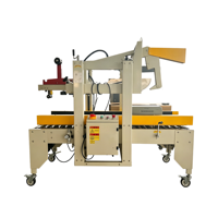Nouvelle machine à plier les rabats supérieurs de boîtes en carton et à sceller avec du ruban adhésif, pliage automatique des rabats supérieurs, collage haut-bas, personnalisable pour ligne de production
