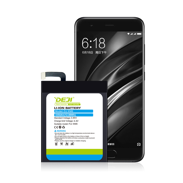 Recyclable 3350mah Original Replacement for Xiaomi Mi 6 Mi6 Battery Bm39