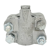 Collier de serrage rapide en acier inoxydable à 4 boulons pour tuyaux, robuste et à verrouillage rapide