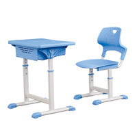 Bureau et chaise individuels pour étudiants, personnalisables, Norler WZ-206, en bois, ignifuges, durables, écologiques, réglables en hauteur