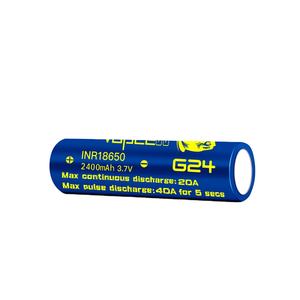 נרחב להשתמש 18650 סוללה Vapcell INR18650 G24 2400mah 20A נטענת ליתיום סוללה - Product Image 1