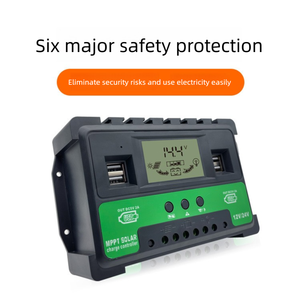 Bộ điều khiển năng lượng mặt trời XZJ 30/40/50/60A100A, bộ sạc pin năng lượng mặt trời MPPT 12V 24V, bộ điều khiển đèn đường năng lượng mặt trời thông minh LED - Product Image 5