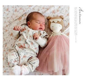 Factory Wholesale Baby Boy Clothes Custom Prints Newborn Rompers Soft Cotton Infant Sleeper Toddler Bodysuit - Product Image 4