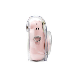 Sac pour appareil photo transparent en PVC, étui pour appareil photo rose avec bandoulière pour appareil photo Fujifilm <span class=keywords><strong>Instax</strong></span> <span class=keywords><strong>Mini</strong></span> 11/<span class=keywords><strong>9</strong></span>/8 - Product Image 2