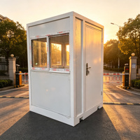 Conteneur de sécurité portable, poste de garde, kiosque de sentinelle extérieur étanche, cabine préfabriquée pour bureau temporaire, mini-maison
