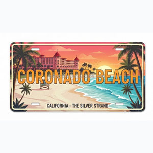 Placa de Matrícula Personalizada de Aluminio con Diseño en Relieve Vintage, Impresión UV, Recuerdo Turístico de <span class=keywords><strong>Andorra</strong></span>, Luz para Placa de Coche - Product Image 6