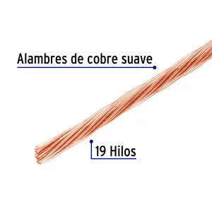 25 m rotolo di cavo di rame nudo 10 AWG calibro 25 unità-fili elettrici a filamento solido per applicazioni aeree MOQ 100m